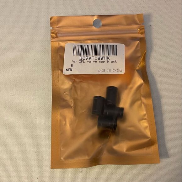 Chevrolet valve Stem caps in black set of 4 with Logo NWT - Picture 5 of 5